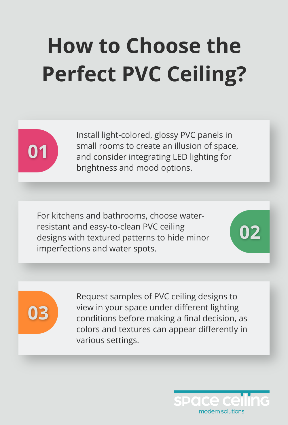 Infographic: How to Choose the Perfect PVC Ceiling?